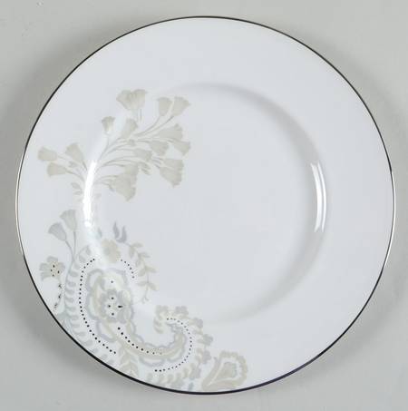 Paisley Bloom Accent Luncheon Plate