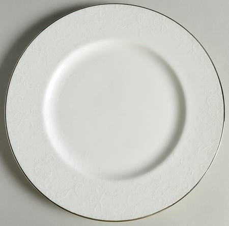 Porcelain Lace Accent Luncheon Plate