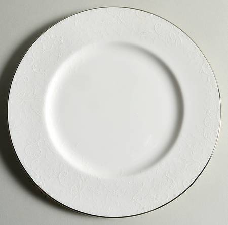 Porcelain Lace Accent Luncheon Plate