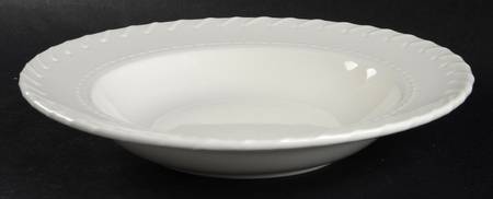 Whipstitch Cream 9" Individual Pasta Bowl