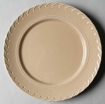 Whipstitch Camel Dinner Plate