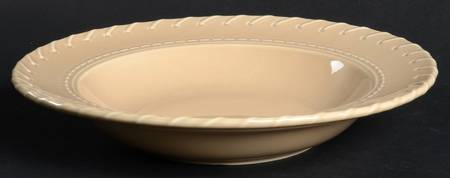 Whipstitch Camel 9" Individual Pasta Bowl