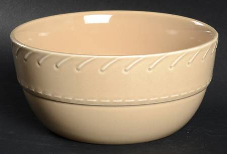 Whipstitch Camel Coupe Cereal Bowl