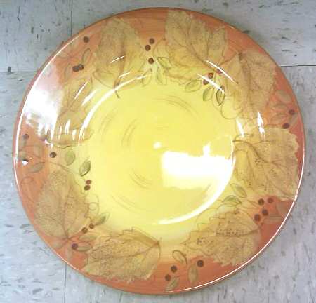 LGA104 Orange Dinner Plate