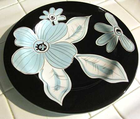 Cafe Blues Large Rim Soup Bowl