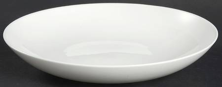 Matte and Shine White 9" Soup/Pasta Bowl