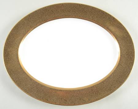 Gold Dust 16" Oval Serving Platter