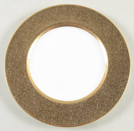 Gold Dust Accent Luncheon Plate