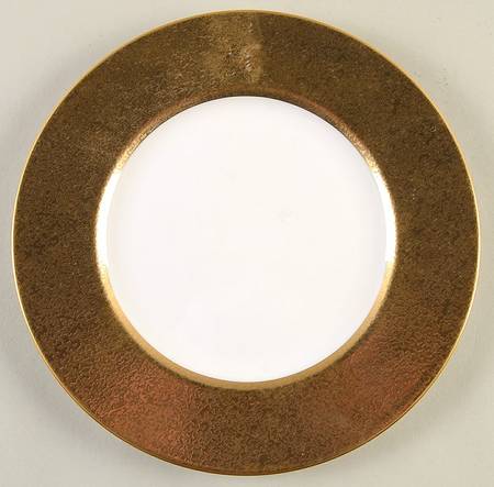 Gold Dust Accent Luncheon Plate