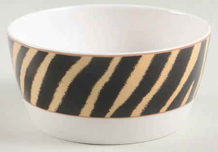 Safari Zebra Fruit/Dessert (Sauce) Bowl