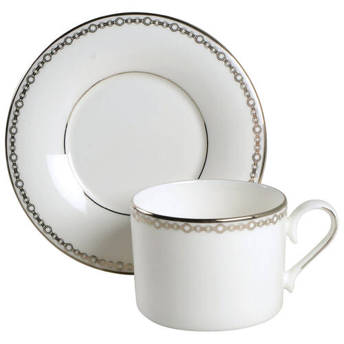 Embraceable Flat Cup & Saucer Set