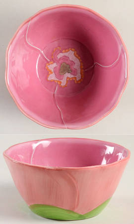 Floral Fusion Figural Dessert Bowl