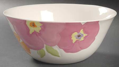 Floral Fusion 9" Round Serving Bowl