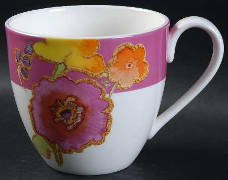 Floral Fusion Cafe Mug