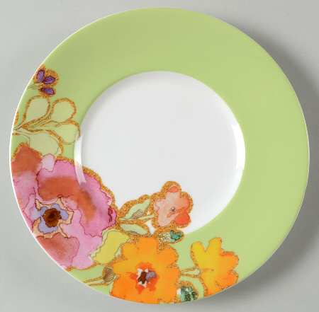 Floral Fusion Dessert/Pie Plate