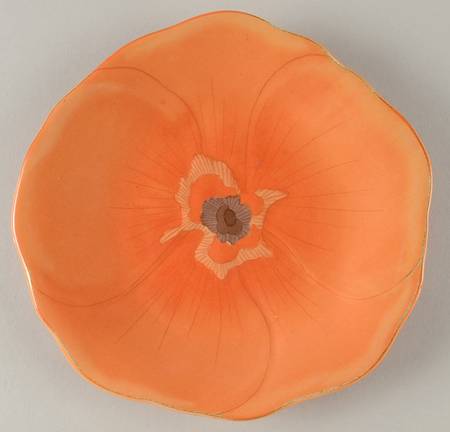 Floral Fusion Figural Appetizer Plate