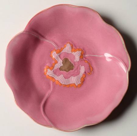 Floral Fusion Figural Appetizer Plate