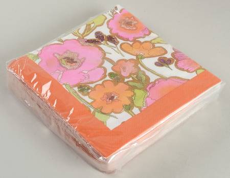 Floral Fusion Package of Paper Luncheon Napkins