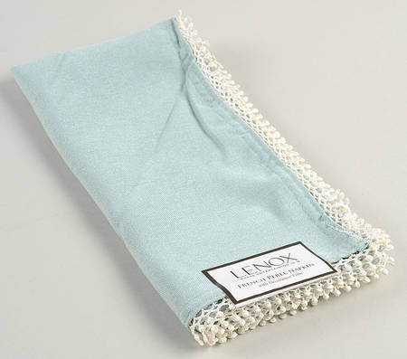 French Perle Ice Blue Cloth Napkin