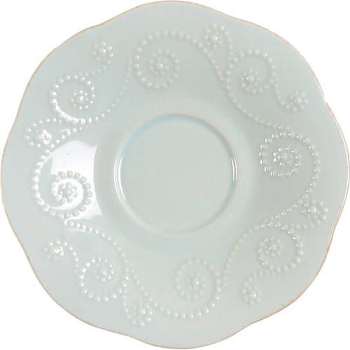 French Perle Ice Blue Saucer