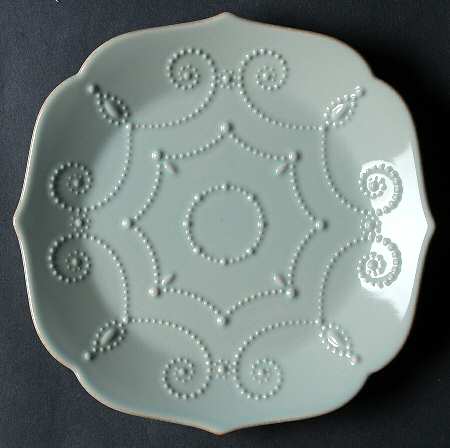 French Perle Ice Blue Dessert/Pie Plate