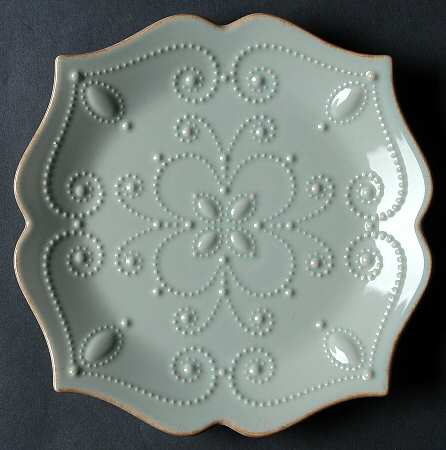 French Perle Ice Blue Dessert/Pie Plate