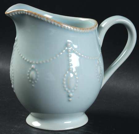 French Perle Ice Blue Creamer