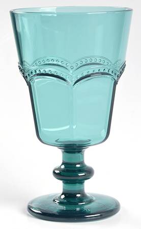 French Perle Ice Blue Acrylic Wine