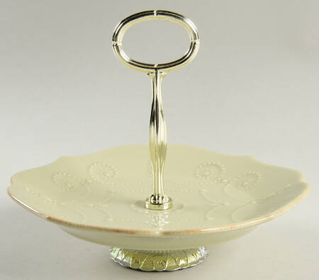 French Perle Pistachio 6" - 7" Tidbit (from Salad Plate) HC