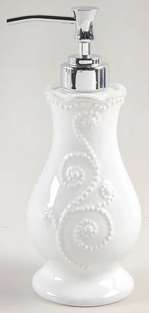 French Perle White Lotion/Soap Dispenser