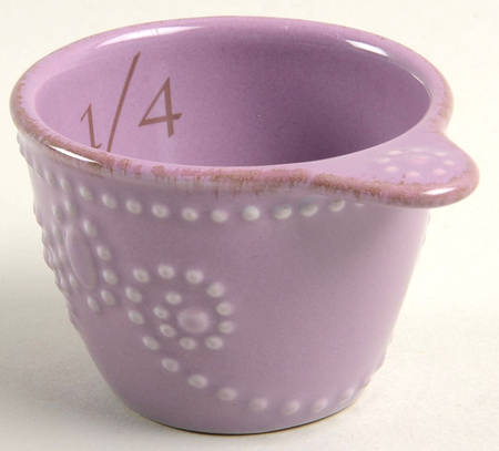French Perle White 1/4 Cup Measuring Cup