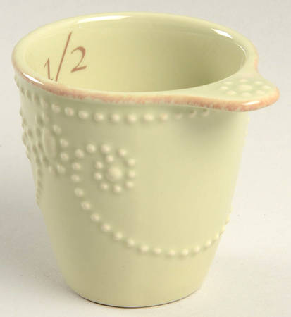 French Perle White 1/2 Cup Measuring Cup