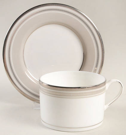 Palmetto Bay Flat Cup & Saucer Set