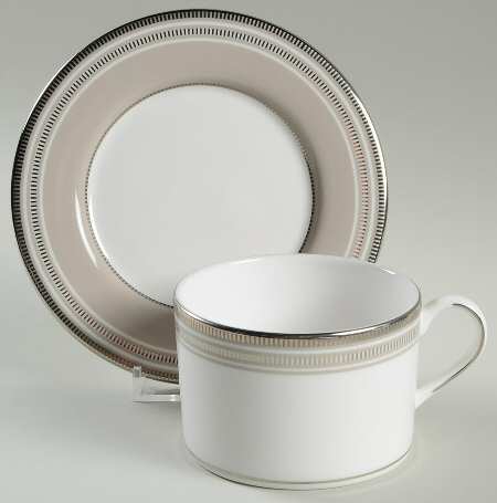 Palmetto Bay Flat Cup & Saucer Set