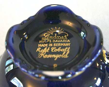 Rosengold Footed Cup