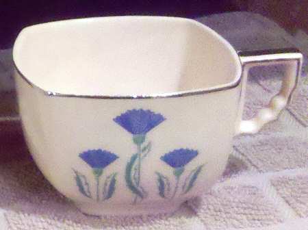 Cornflowers Footed Cup