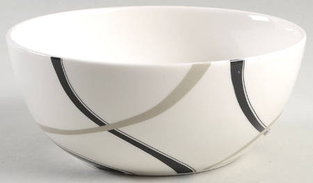 Vibe Black and Grey Soup/Cereal Bowl