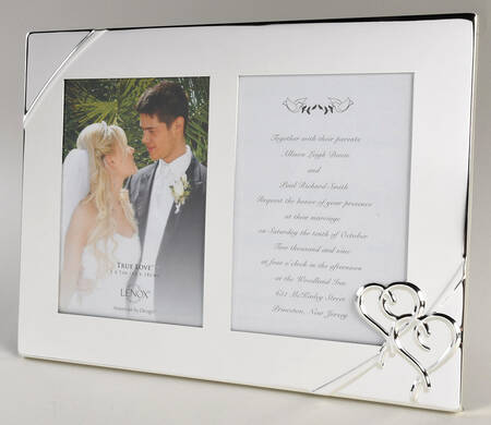 True Love Invitation Frame (Holds a 5x7 Invitation & Photo)