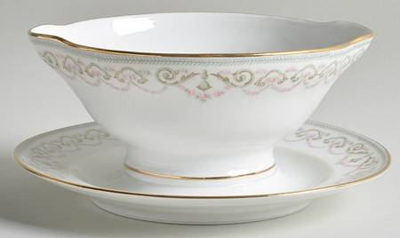 Regency Gravy Boat with Attached Underplate
