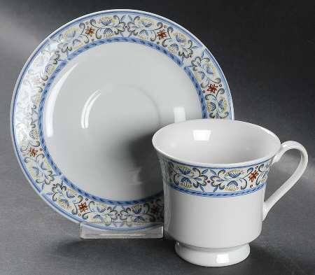 Vieira Footed Cup & Saucer Set