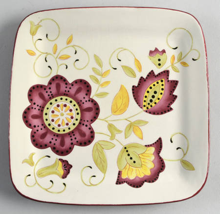LGA107 Square Salad Plate
