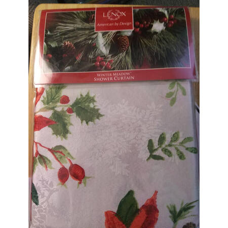 Winter Meadow 72" X 72" Cloth Shower Curtain