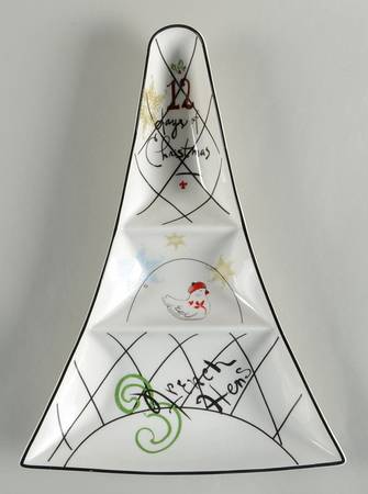 12 Days of Christmas 3 Part Figural Server