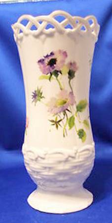 Wildflower Basket 9" Pierced Vase
