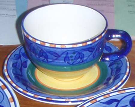 Melody Flat Cup & Saucer Set