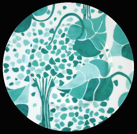 Hydrangea Salad Plate
