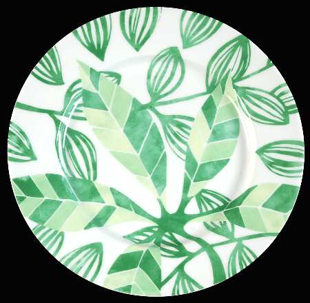 Leaf Salad Plate by Lulu Dk