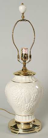 Vineyard 20" Electric Lamp No Shade