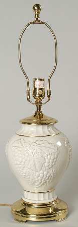 Vineyard 20" Electric Lamp No Shade