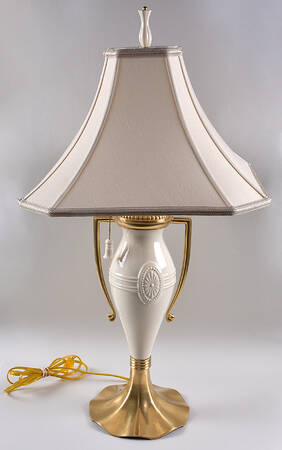 Athenian 29" Electric Lamp & Shade